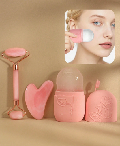 3pcs Set Facial Massage Scraping Beauty Tool Kit